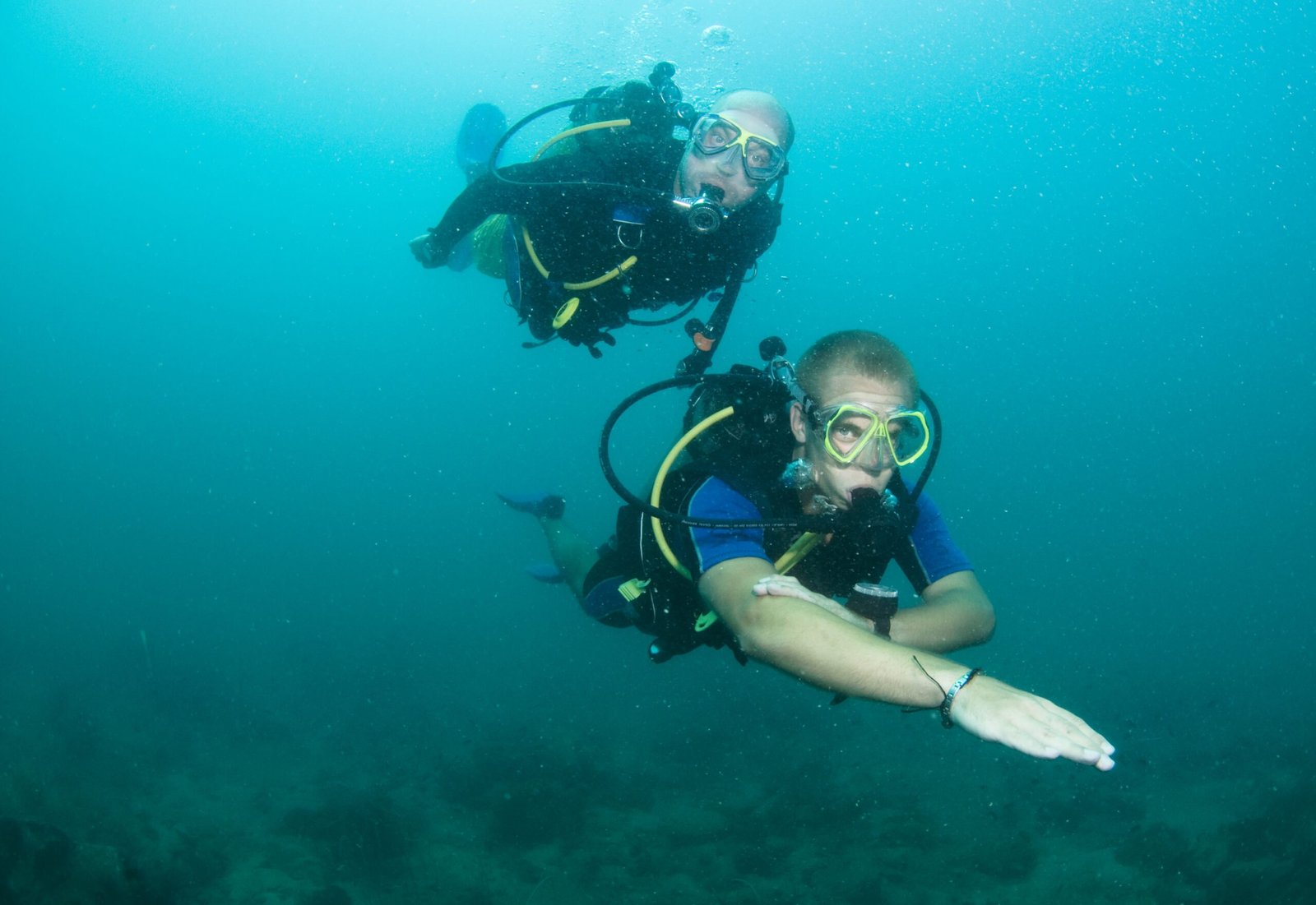 Open water scuba class navigation